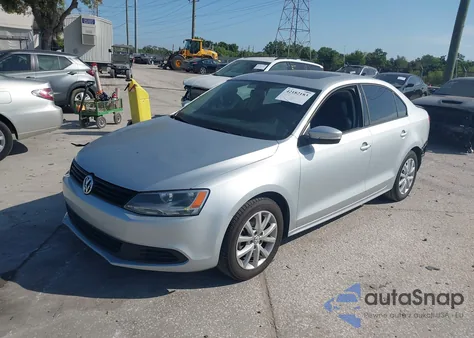 2012 Volkswagen Jetta 2.5L Se из США, поврежденный, VIN 3VWDP7AJ9CM313060